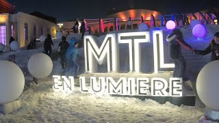 Montréal en lumière 2022 [upl. by Naimad]