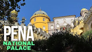 Incredible National Palace of Pena in Sintra Portugal  Palácio Nacional UNESCO World Heritage [upl. by Duhl]