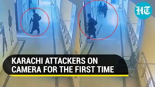 First Time On Cam Heavilyarmed Taliban bombers inside Karachi police headquarters  Watch [upl. by Nissa]