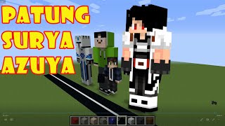 MEMBUAT PATUNG SURYA AZUYA SETELAH BIKIN PATUNG FROST DIAMOND DAN ERPAN di minecraft [upl. by Irahs]