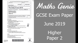 Higher MATHS 2019 Paper 2  FULL SOLUTIONS [upl. by Mars]