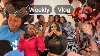 WEEKLY VLOG Filming Tapped Out wNella Rose Adeola amp Mariam amp Brighton Girls Trip [upl. by Jaela]