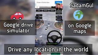 Experience Realistic Driving with Google Maps The Ultimate Driving Simulator [upl. by Ilat]