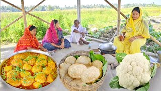 ফুলকপির কচুরি সাথে সেরা স্বাদের আলুরদম রান্নাশীতকালে একদম অনবদ্য রেসিপি KACHURI RECIPE [upl. by Prader]