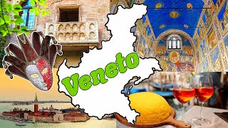 🌽🎭🍹 IL VENETO  Le Regioni dItalia Geografia 📚🌍 [upl. by Znieh]