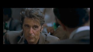 映画「ヒート」デニーロとアルパチーノの会話 heat 1995 deniro and al pacino talking at restaurant [upl. by Issak]