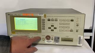 Agilent 4284 A Precision LCR Meter A 65292 [upl. by Ahseirej]