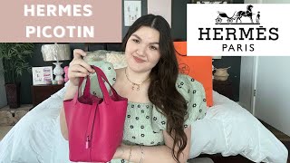 Hermes Picotin 18 Bag One Year Review  H Journey Bag Tips [upl. by Nwavahs523]