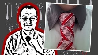 How to Tie the Floating Spiral Necktie Knot [upl. by Nelia903]