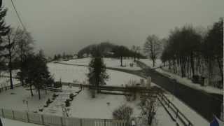 Nürburg Castle 3 days in 15 minutes snowmelt timelapse [upl. by Eng]