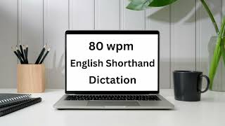 80 wpm English Shorthand Dictation  Gcc Shorthand Question paper  English Shorthand Dictation 80 [upl. by Aelyk]