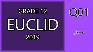 Euclid 2019 1 [upl. by Ardnaeed]