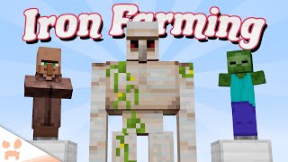 IRON FARMING Everything To Know  Minecrafts Best Farm 1 [upl. by Silden]