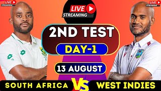 live west indies vs south africa 2nd test day 1  live rsa vs wi test  live wi vs sa 2nd test [upl. by Hars440]