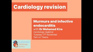 Murmurs and infective endocarditis  Dr Mohamed Kira [upl. by Gerkman]