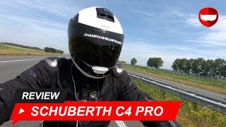 Schuberth C4 Pro  Road Test  ChampionHelmetscom [upl. by Adneral]