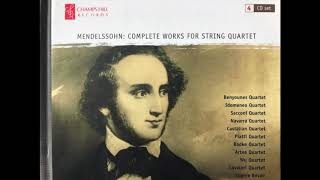 Benyounes Quartet Mendelssohn String Quartet in E Flat Major ohne opus 1823 [upl. by Frierson]