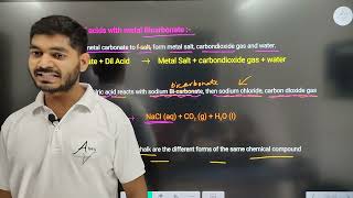 Reactions of acids with Bicarbonate  Ch2 Acids Bases and Salt  Class 10th NEW NCERT CBSE [upl. by Egidio]