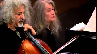 Grieg Cello Sonata in Aminor  MMaisky M Argerich 1st Movement  HD 720p [upl. by Faludi]