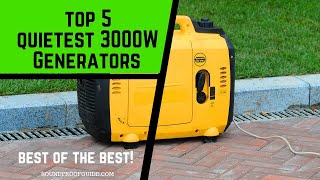 Top 5 QUIETEST Generators  3000 Watt Edition [upl. by Frost]