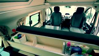 De Ford Westfalia Custom Nugget van binnen [upl. by Olimac23]