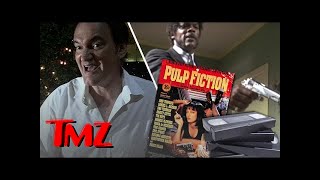 Quentin Tarantino still watches VHS Whats VHS  TMZ [upl. by Lindon]