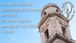 Messe denvoi du pèlerinage de Chartres 2023 [upl. by Carita]