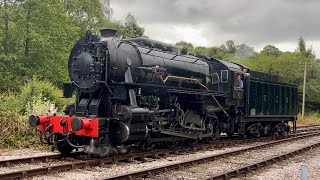 USA S160 6046 at Kingsley and Froghall station on the Churnet Valley Railway [upl. by Michey664]