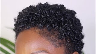 Best Method for Super Defined Curls  Short Hair  4C  Tapered fro  How to style TWA ❤️ [upl. by Quince]