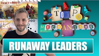 How to prevent RUNAWAY LEADERS in your board game design [upl. by Dnomyaw383]