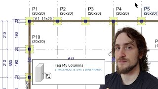 Como numerar pilares no Revit  Melhor método [upl. by Declan93]