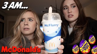 DO NOT EAT THE CREAM EGG MCFLURRY FROM MCDONALDS AT 3 AM [upl. by Vick]