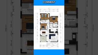 10x15m 3 Bedroom Floor Plan [upl. by Olrak]