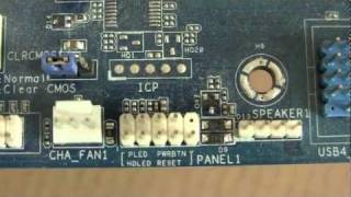 Front Panel Stecker beim Mainboard [upl. by Rayner]