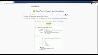 Solusi SaveFrom net helper Error [upl. by Deegan]