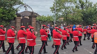 Gourock Boyne Celebrations return parade 29thJune 2024 [upl. by Naujd]