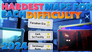 2024 Hardest Maps for Each Difficulty  FE2 [upl. by Bary]