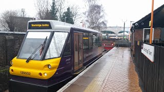 West Midlands Railway Stourbridge Shuttle Parry People Mover Class 139 At Stourbridge Town 271223 [upl. by Snoddy235]