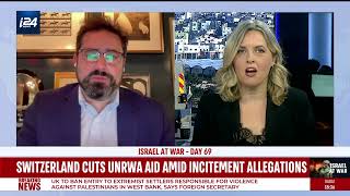 Hillel Neuer on i24 News Swiss National Council to cut aid to UNRWA [upl. by Kelsey]