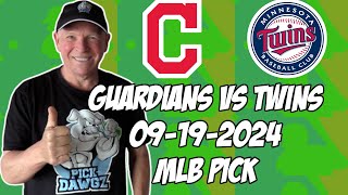 Cleveland Guardians vs Minnesota Twins 91924 MLB Pick amp Prediction  MLB Betting Tips [upl. by Atlante]