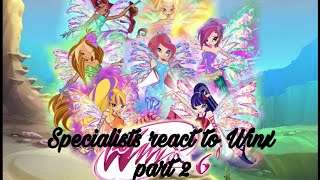 Specialists react to Winx transformation Sirenix Part 2 [upl. by Hamaso]