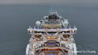 PRINCESS CRUISES 鑽石公主號 DIAMOND PRINCESS 基隆港 KEELUNG PORT TAIWAN l 4K l 小莊 [upl. by Hansen]