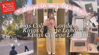 Life at Kings College London Pharmacy school uni VLOG 2021 Guys campus library [upl. by Bendicta]