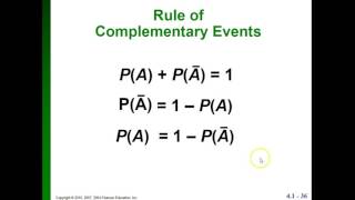 Probability The Rule of Complementary Events [upl. by Niltyak]