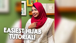 Easiest And Most Requested Hijab Tutorial  FAIZA [upl. by Aikel]