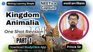 Kingdom Animalia  One Shot Revision  PART1  Kingdom Plantae  Algae  NCERT Class 11 neet [upl. by Areema847]