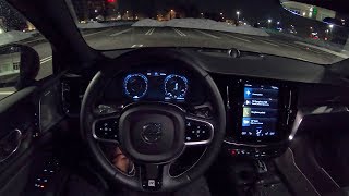 Volvo S60 T6 stage 2 0200 acceleration 348 hp  581 Nm [upl. by Grannias]