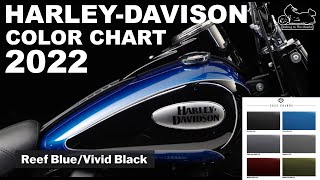 2022 Harley Davidson Model Lineup Color Chart and Pinstriping [upl. by Desi]