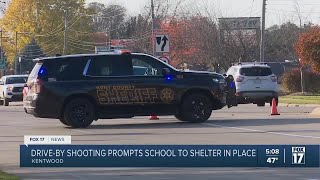 Driveby shooting in Gaines Twp prompts schools to shelter in place [upl. by Gusba147]