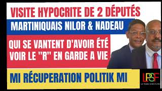 LES 2 DÉPUTÉS HYPOCRITES NILOR amp NADEAU SE VANTENT D’AVOIR ÉTÉ VOIR LE «R » EN GARDE À VUE TCHIIIIP [upl. by Bobinette]